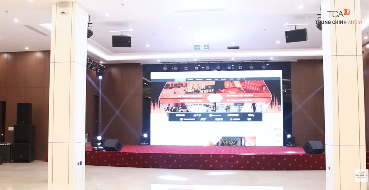 Hệ thống âm thanh hội trường Yamaha CZR/CXS XLF Tại Tổng Công Ty Vận Tải Việt Thuận