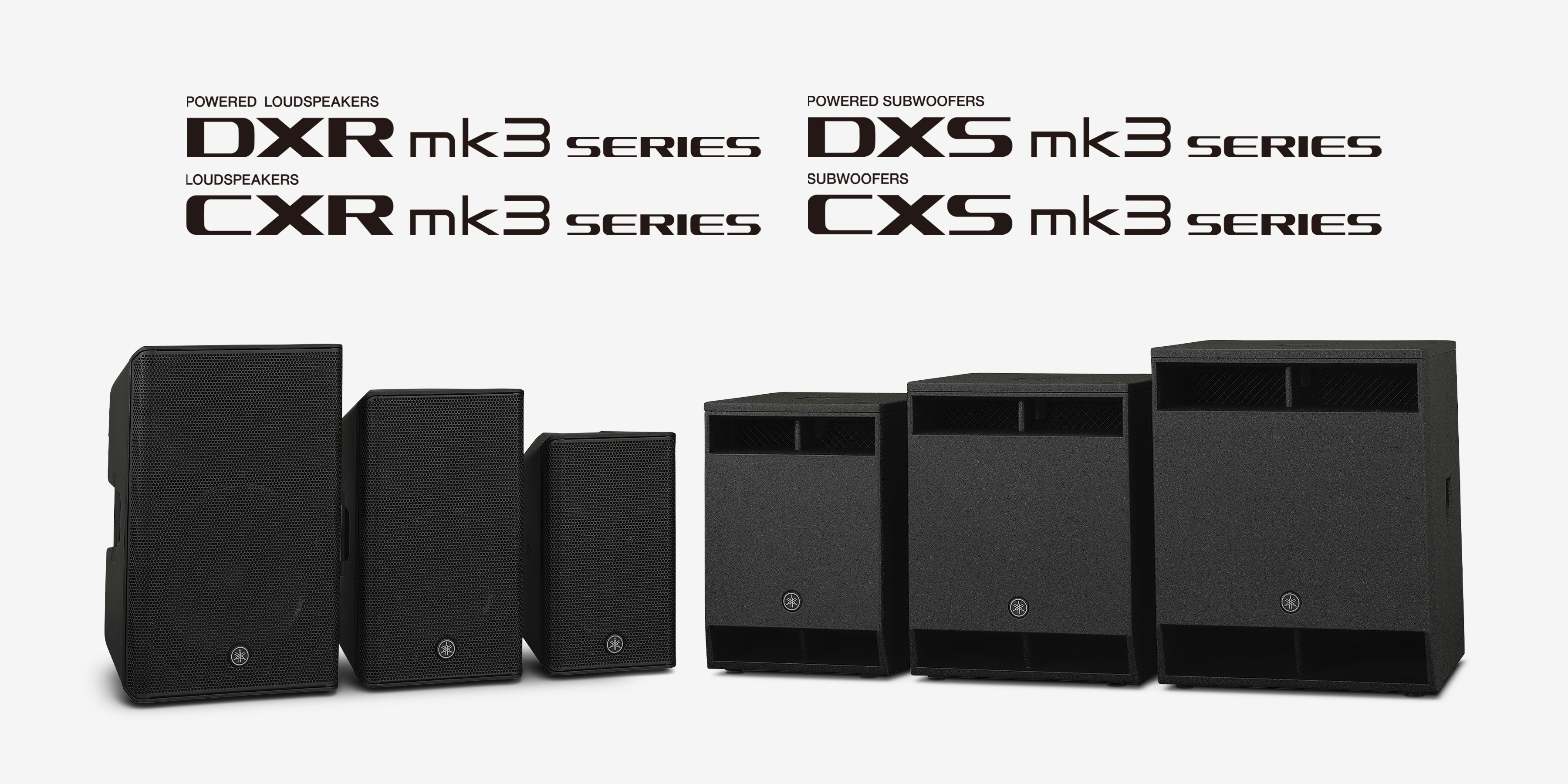 dòng loa active DXR/DXS mk3 và CXR/CXS mk3