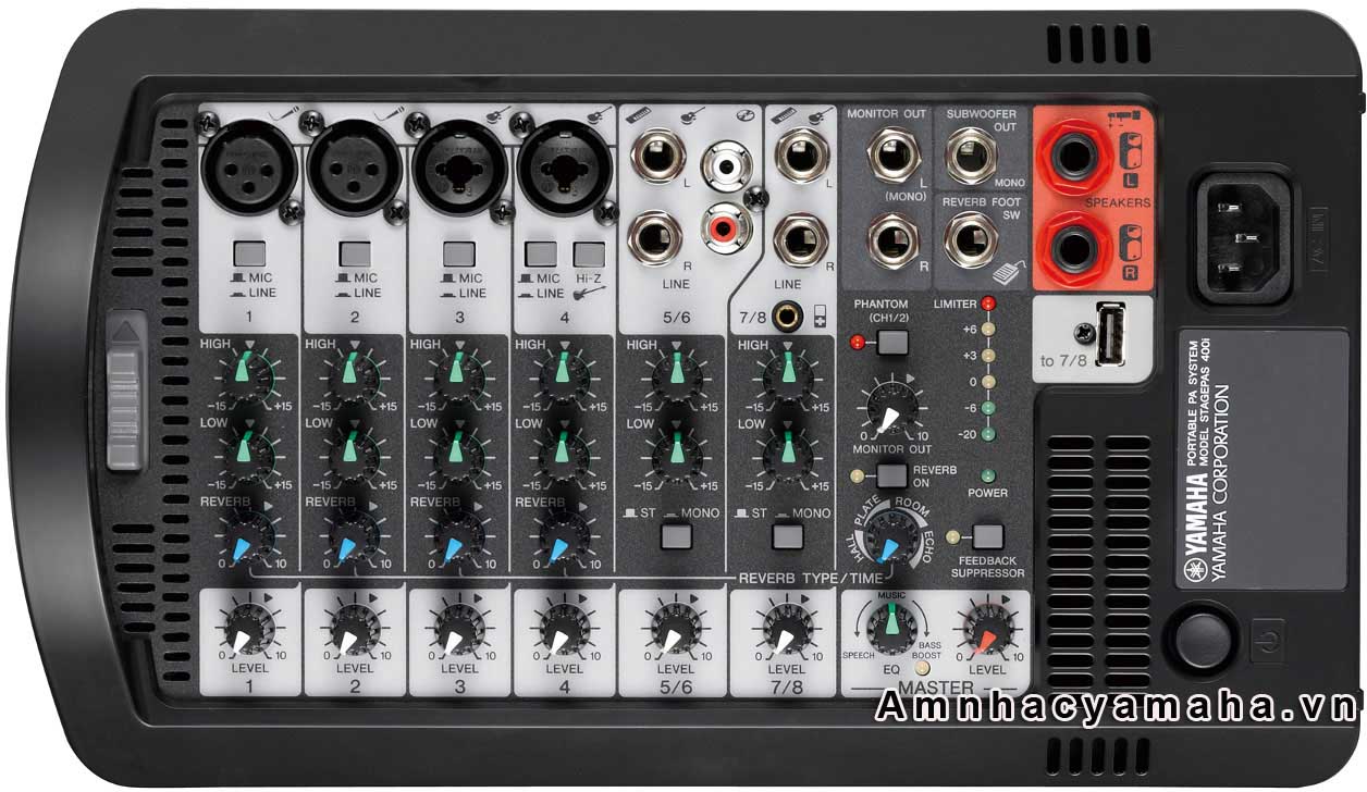 Hệ thống âm thanh chuyên nghiệp YAMAHA STAGEPAS 400i